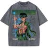 Hot Anime YuYu Hakusho Yuusuke Urameshi Graphic Tee Men Women Clothing Washed Cotton Tshirt Casual T-shirt Harajuku Male T Shirt