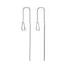 Spring Fashion Tassel Long Simple Earrings Elegant Temperament Ear Studs Jewelry