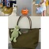 Large Urban Style Nylon Tote Bag For Women With Eco-friendly Dumpling Design In Classic Colors