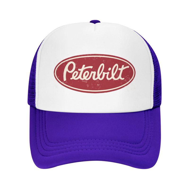

Чоловічі сітчасті бейсболки Peterbilt Truck Racing, унісекс, хіп-хоп, регульована кепка-снепбек, жіночі літні повсякденні сонцезахисні капелюхи Adjustable фіолетовий