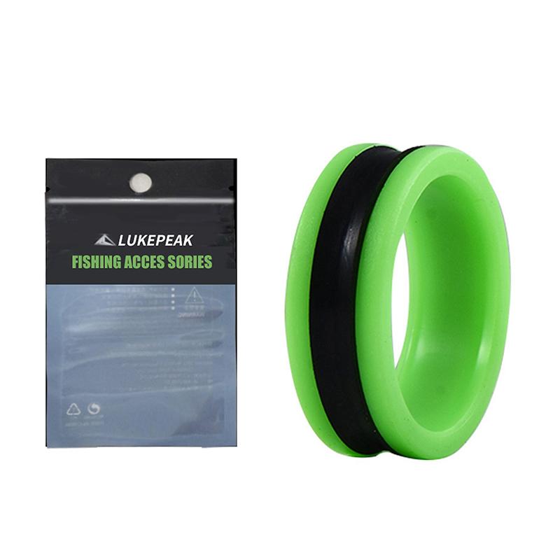 1/2Pcs Fishing Line Puller Anti-Slip Rubber Ring Portable Line Pull Loop Aluminum Alloy Fishing Tackle Tool Fishing Equipment