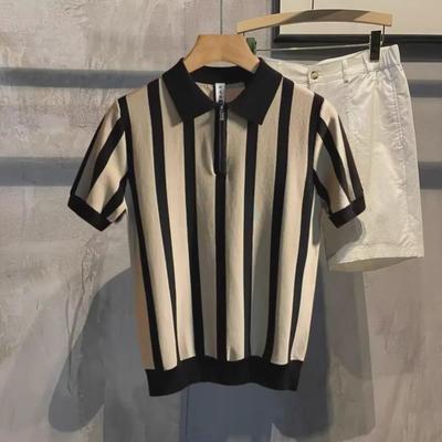 Men's Slim Fit Summer Polo Shirt - Short Sleeve, Casual Knit Fashion