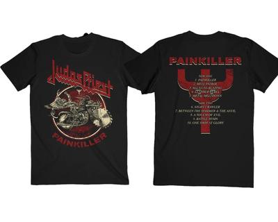 Judas Priest Painkiller 35° Anniversario Album Tracklist T-shirt S-5XL