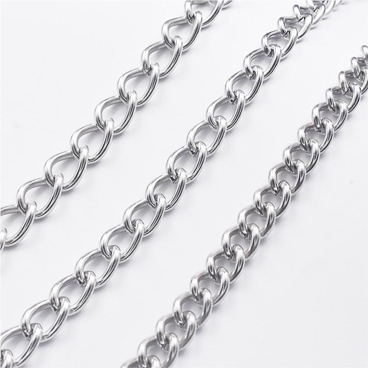 Nerezový kuličkový a osmičkový řetízek na klíče s boční visačkou (0.5-2.0mm) pro Zobrazení Plakátů.