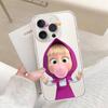Phone Case Masha And The Bear For Samsung A57 A07 A36 A26 A56 A16 A06 A55 A35 A25 A15 A05 A54 A34 A24 A14 A13 Clear Back Cover