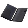SPAD YAK Leather System Planner Bible 11mm Notebook Black X Navy