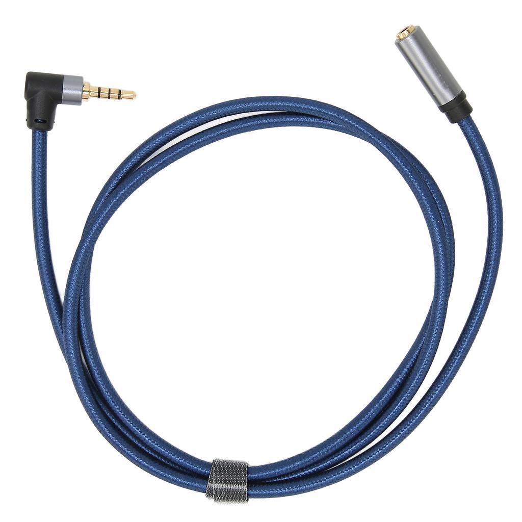 3.5mm Female To Male O Cable 4 Conductor 90 Degree O Extension Cord 1m  3.3ft