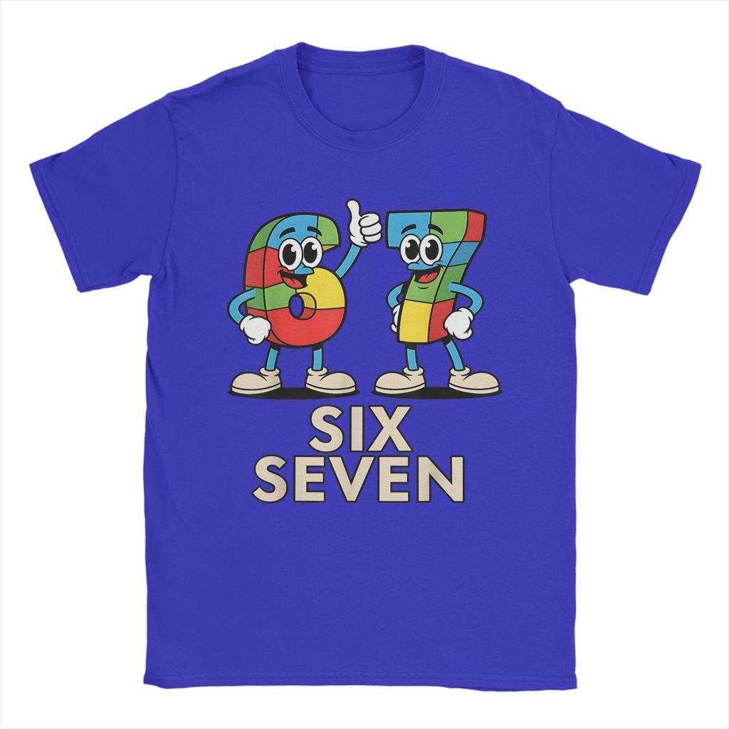 Fashion 67 Italian Brainrot 67 Six Seven TShirt Unisex Round Neck 100 Cotton T Shirt Short Sleeve Tee Shirt Gift Idea Clothing