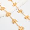 Temperament Fashion Bow Cross Necklace Simple Imitation Pearl Tassel Long Section Collarbone Chain
