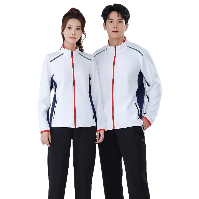 Unisex Autumn/Winter Badminton Clothing Set: Casual Sports Jacket, Team Uniform, Competition Outfit, and Cycling Jacket.