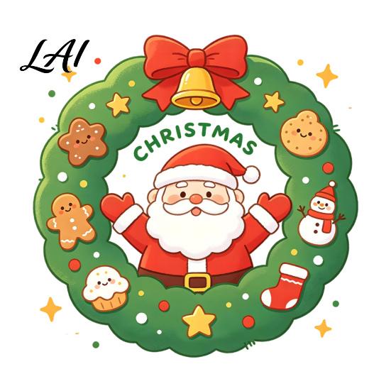 Christmas Window Clings Santa Claus Wreath Cling Cartoon Static Sticker PVC Easy Peel Film Waterproof Glass Decal for Home Holiday Party And