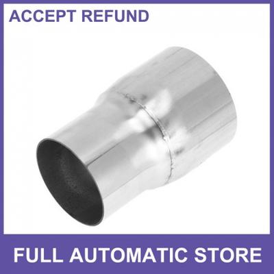 Mandrel Exhaust Pipe Adapter Concentric Reducers 2.25"OD To 2.75"OD Silver Tone