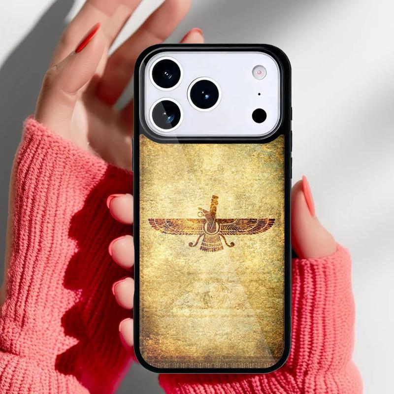 Lamassu Assyrian Winged Lion Phone Case for iPhone 17 16 15 14 13 Pro Max Back Cover for 12 11 Pro Coque