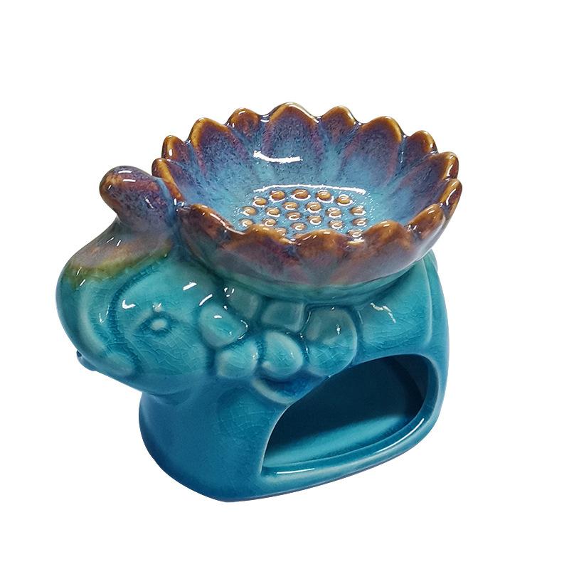 Lotus Ice Crack Like Ceramic Aroma Burner Aroma Burner Candle Heating Essential Oil Burner Aroma Burner