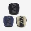 Spring Men Peaked Cap Stitching Striped Cap Outdoor Sunshade Forward Cap