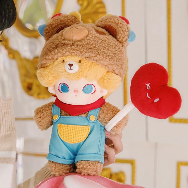 New POP MART Dimoo Date Japanese Style Row Cotton Doll Dolls 28cm 1221120003