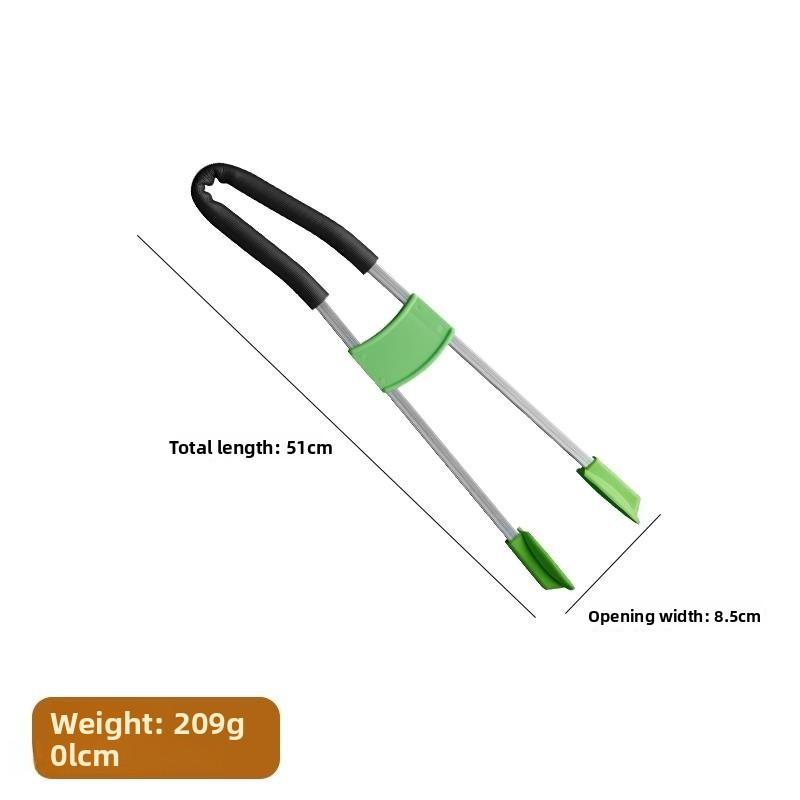 Long Handle Garbage Clipper Extended Length Pi Up Tool Sanitation Clamp for Household Cleaning Tools Garbage Abber
