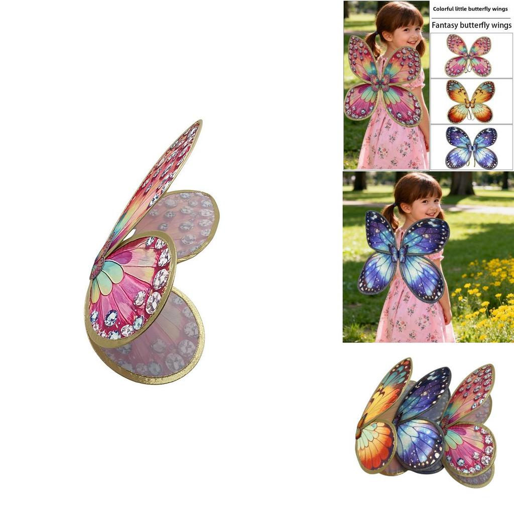 Kids Dress Up Angel Wings Fabric Material For Birthday And Themed Party Photoshoot