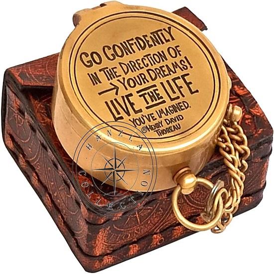 Компас направления из старинной латуни, магнитный компас, компас для кемпинга, карманный подарочный компас с гравировкой