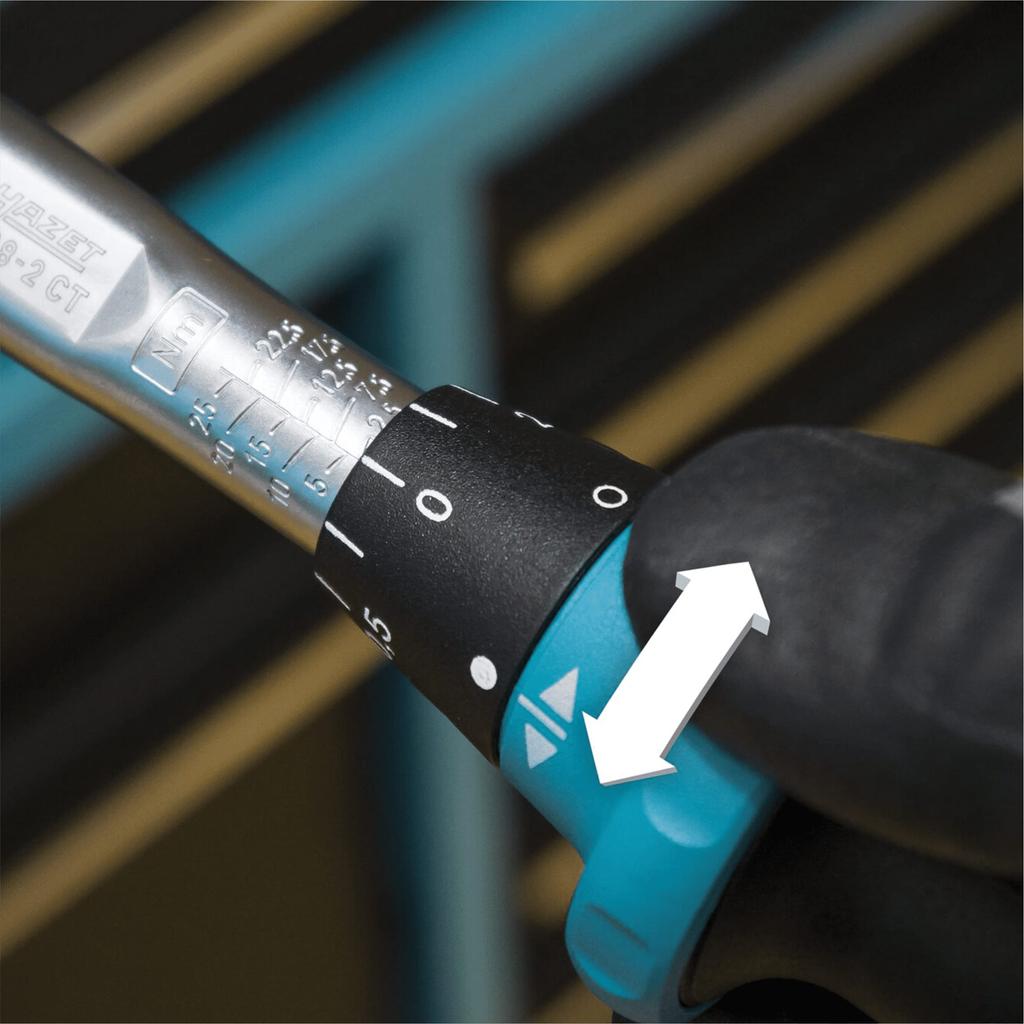 HAZET Torque Fine for Bicycles and Racing Bikes Imported from Wrench, 1/4-inch Bicycle, 2.5-25Nm, 6.3mm Square, 4% Tolerance, Scale, [Officially