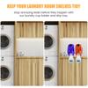 Laundry Detergent Cup Leak Proof Laundry Detergent Cup Holder Soap Dispenser Fabric Softener Rack Soap Dish Anti-Slip Tray Cup