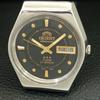 AUTOMATIC VINTAGE ORIENT CRYSTAL JAPAN MENS BLACK COLOR DIAL WATCH A707757-1