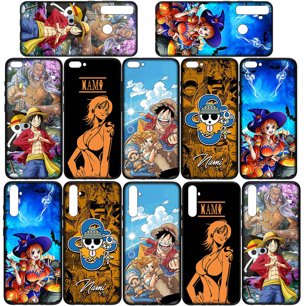 Phone Case for Samsung Galaxy S25 S24 S23 iPhone 16 15 Xiaomi Redmi Note 14 13 12 16E 11 Pro Max XR OPPO Moto Huawei Nami Poster Luffy One Piece Cover
