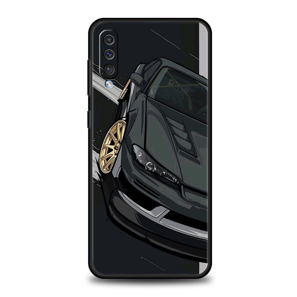 Japan JDM Sports Cars Phone Case For Samsung A54 A52 A24 A14 A50 A70 A10 A40 A20S A20E A06 A12 A22 A34 A42 A32 5G A04s A16 Cover