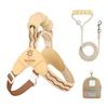 Dopamine Colored Dog Harness & Leash with Cloud Sponge Handle