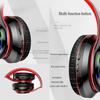 Drahtlose Bluetooth-Kopfhörer, faltbarer Stereo-Sportkopfhörer, farbenfrohe Musikkopfhörer mit Mikrofon, Unterstützung für Telefonanrufe mit Tf-Karte