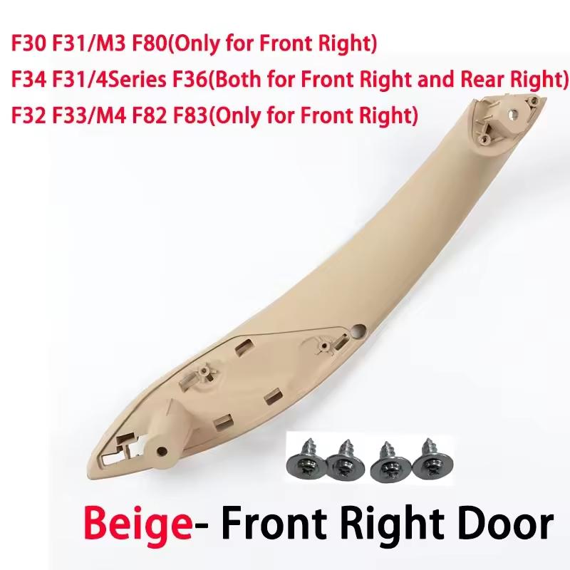4 Pcs Set Car Door Handle Ide Pull Trim Cover For BMW 3 4 Series M3 M4 F30 F31 F32 F33 F80 F82 F83 316d 318d 320d 325d