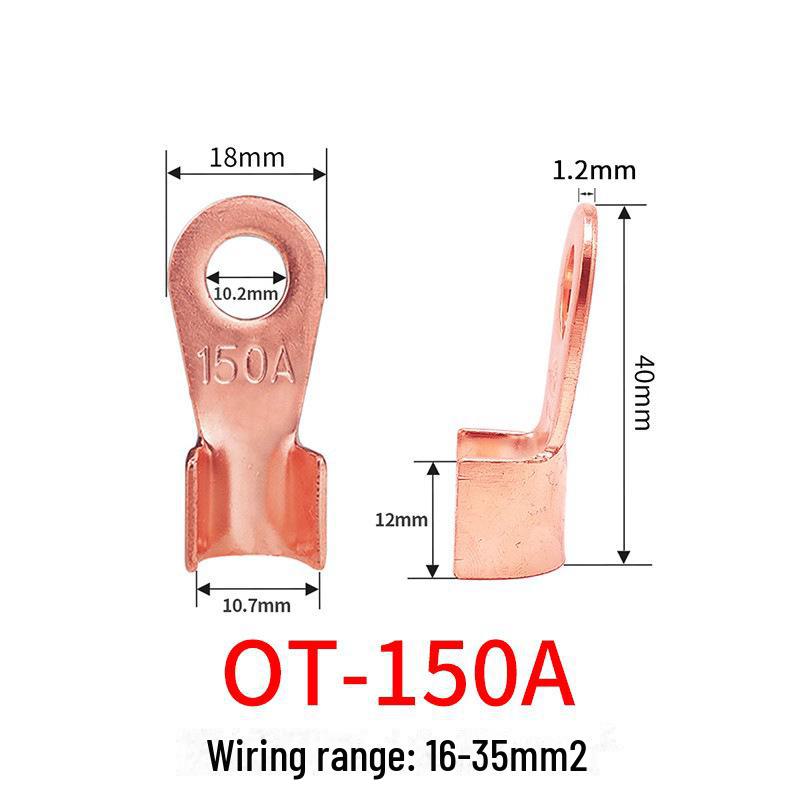 100A Copper Open Nose Battery Terminal Connector - National Standard