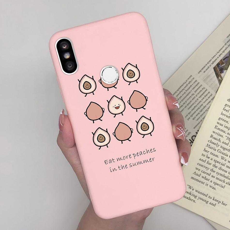 Case For Xiaomi Redmi S2 Y2 Cover Soft Matte Cute Pattern Silicone TPU Phone Case for Xiaomi RedmiS2 S 2 Y 2 Cases Back Cover