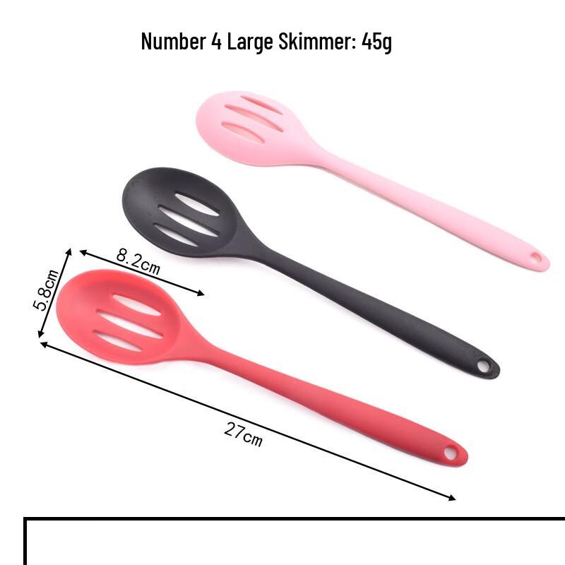 ZISIZ Silicone Non-Stick Soup Ladle