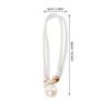 4Pcs Curtain Tiebacks High Density Woven Elegant Pearl Beads Window Curtain Ropes Luxury Drapes Holdbacks Straps