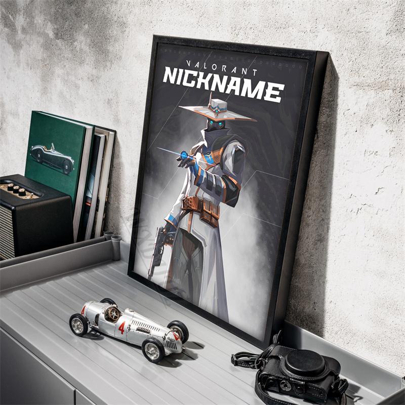 Game Valorant Character Nicknname Picture For Room Living Wall Art Home Decor Canvas Painting Print Poster Game Enthusiasts Gift