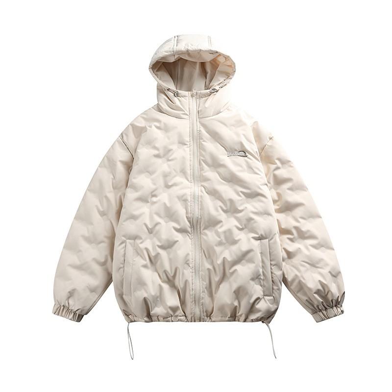 Lightweight Hooded Down Jacket Men Women Japanese Streetwear Style 90% White Duck Quilted