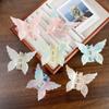 Gradient Color Acetate Butterfly Hair Claw Colorful Large Shark Clip Butterfly Hair Clip  Female