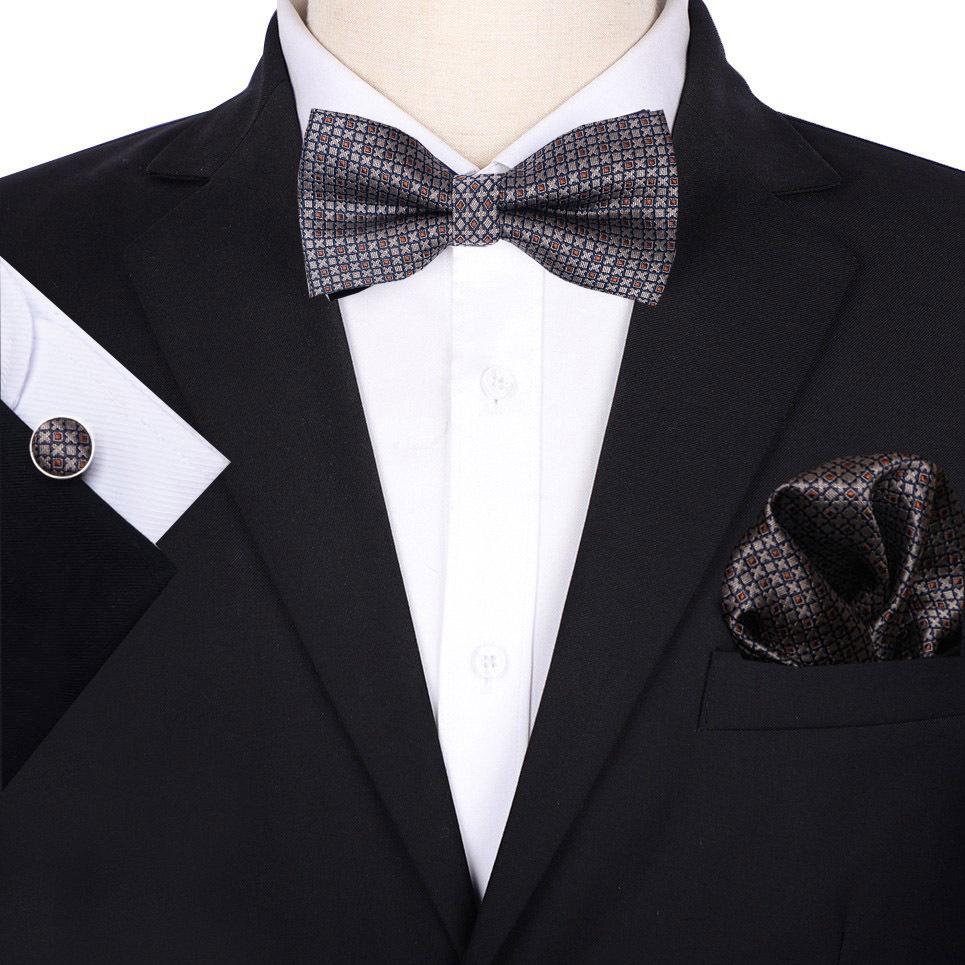 Men'S Groom Wedding Host Solid Color Bow Tie Best Man Suit Korean Version Shirt Bow Tie Wedding Men'S Bow