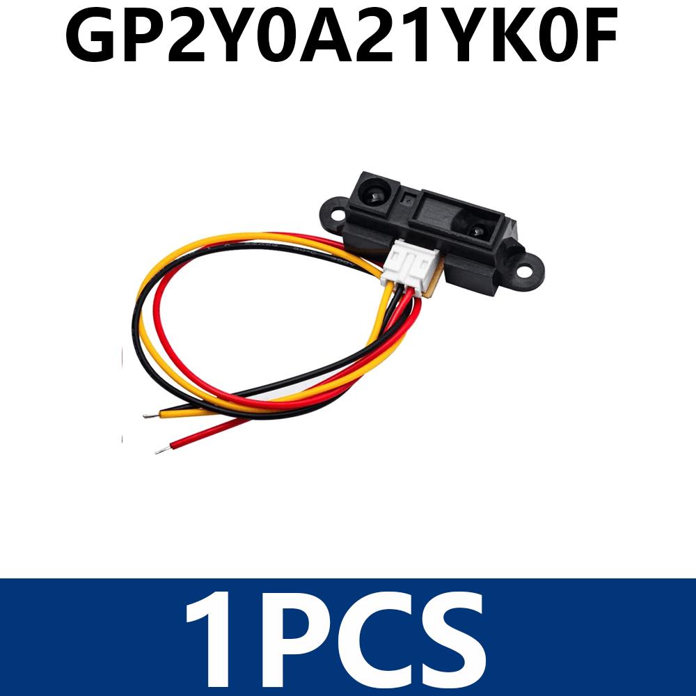 

GP2Y0A21YK0F GP2Y0A02YK0F 100% NEW 2Y0A21 10-80cm Infrared distance sensor INCLUDING WIRE 20-150cm GP2Y0A21YK0F 1PCS