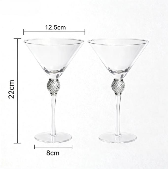 2pcs Light Luxury High-end Crystal Cup Red Wine Glass Set Tall Glass Party Wine Glass Glasses DrinkingGlasses for ChampagneFlute