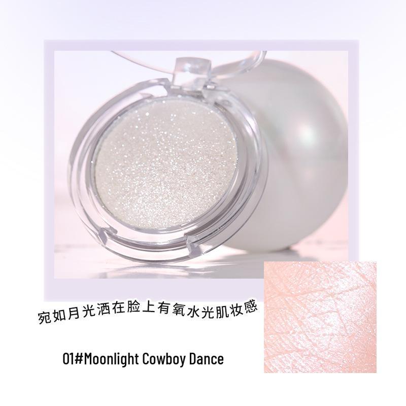 Палетка хайлайтеров WODWOD  Звездная река  с бриллиантами - Жемчужное сияние для осветления, скульптурирования и контуринга.