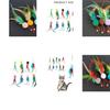 K1AE 10 Packs Replacement Charm with Bells for Interactive Cats Catcher Toy