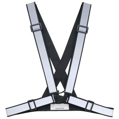 Ace Safety Reflective Sash Wide Reflective One Size Fits WS9024 Vest, Vest, Style, Black, Material, All,