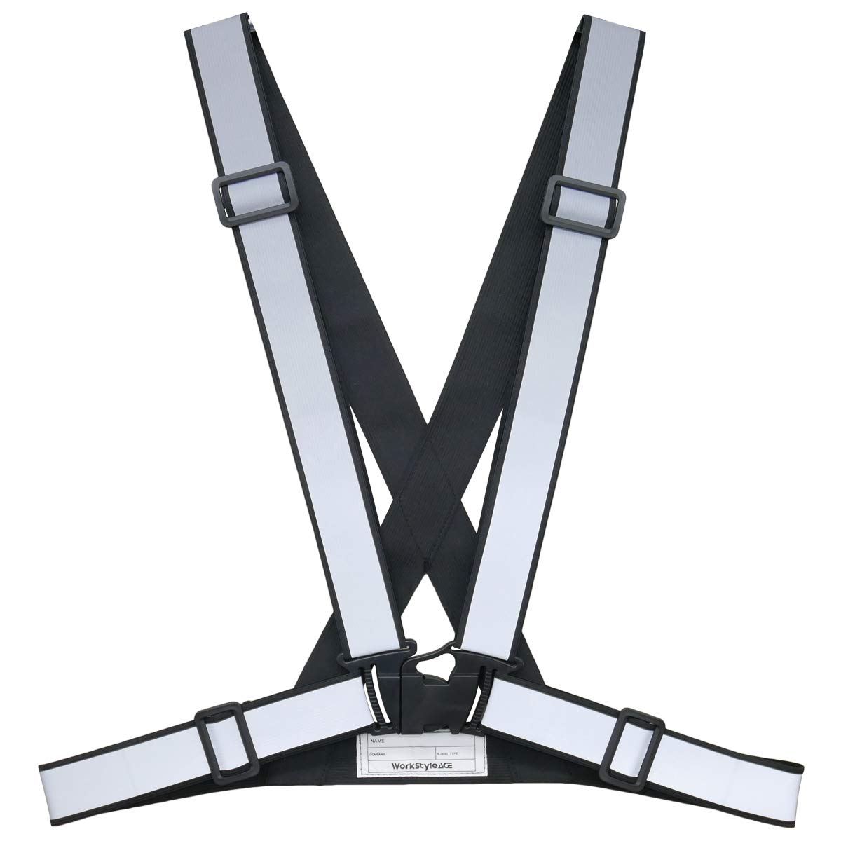 

Ace Safety Reflective Sash Wide Reflective One Size Fits WS9024 Vest, Vest, Style, Black, Material, All,