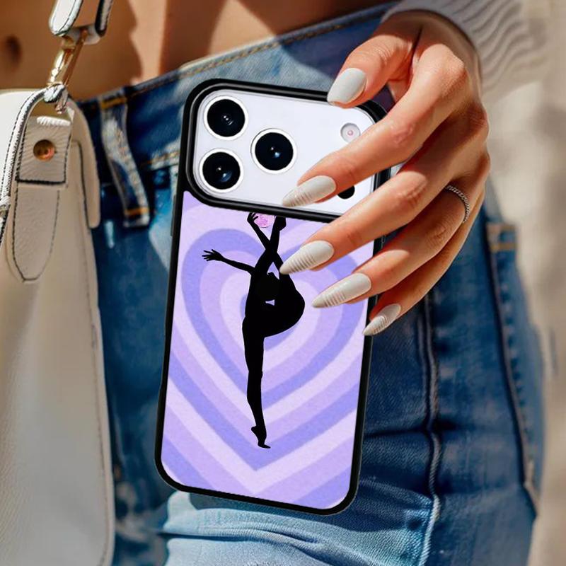 Love Gymnastics Phone Case For iPhone 17 Air 14 15 13 12 Max Cover For Apple 16e 11 Pro Max Plus Coque