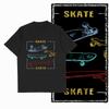 Coolmind YD Skateboard Cotton Exclusive Graphic Men T Shirt for Men Cotton Big Size Skate Cool BLACK Men's Novelty Tee Shirt