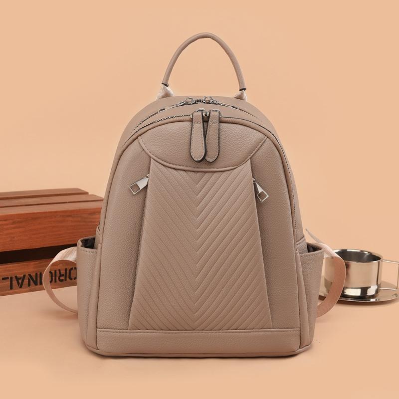 

Новый простой темпераментный рюкзак женский большой вместимости для поездок на работу, для отдыха, для путешествий, модный рюкзак женский хаки