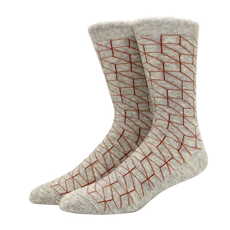 Herren Hip Hop Harajuku Socken Skateboard Karomuster Tiere, Astronauten, Donuts Lustige Mid-Cut Socken