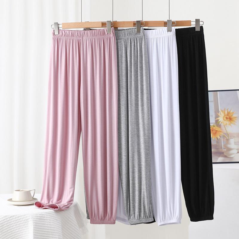 Damen 2021 High Waist Loose Fit Yoga Haremshose aus Baumwolle